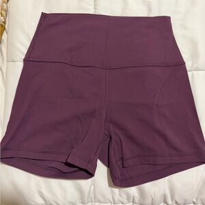 CRZ YOGA High-Waisted Plum Shorts